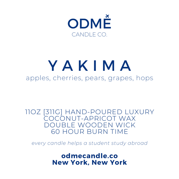 Yakima - ODMÉ Candle Co.